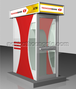 Booth ATM ngoài trời TECHCOMBANK